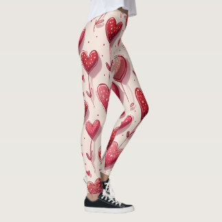 hjärtklappning leggings