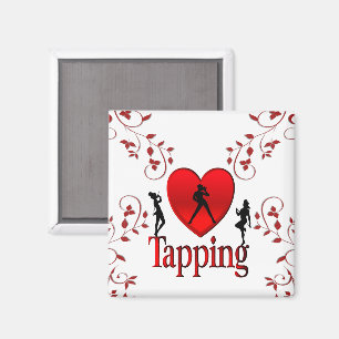 Hjärtklappningsdansdesign Magnet