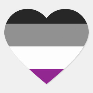 Hjärtklistermärken för sexuella flagga