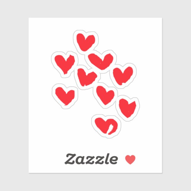 hjärtklistermärken klistermärken (Ark)