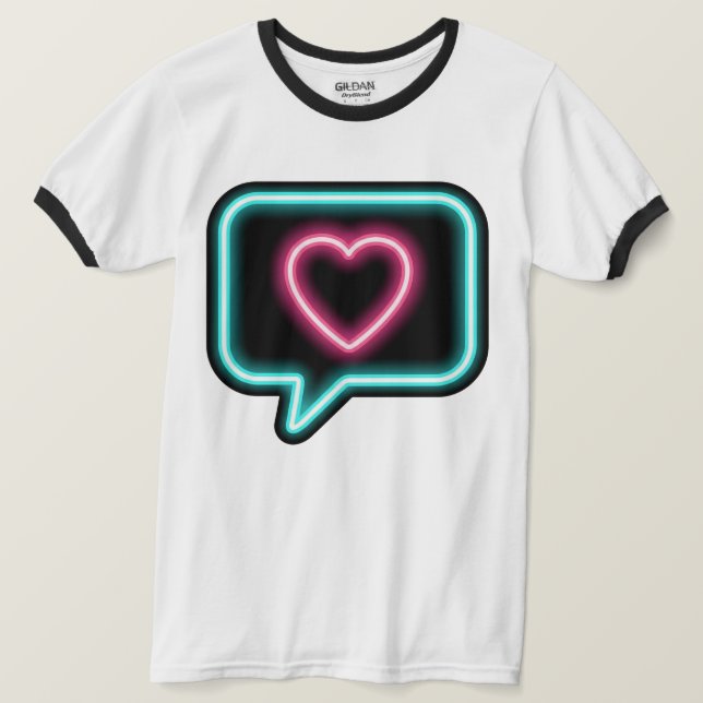 Hjärtklocka T-Shirt (Design framsida)