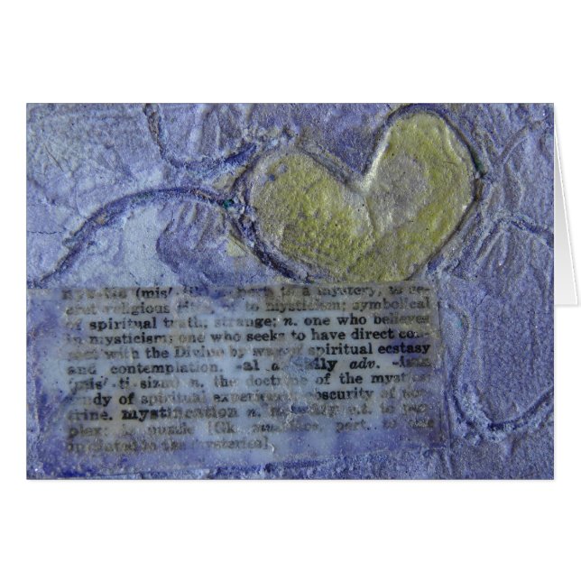 Hjärtkollage Hälsningskort (Framsidan Horizontal)