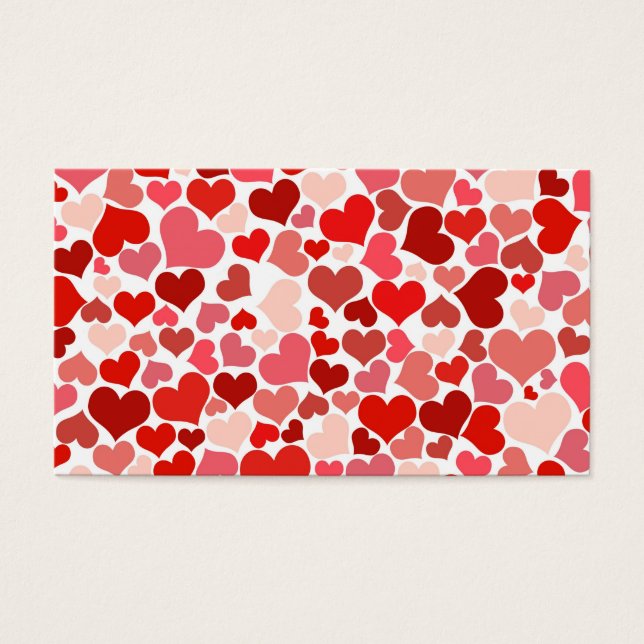 Hjärtkollage Visitkort (Framsidan)