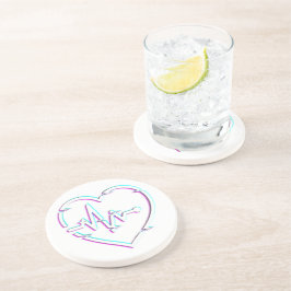 Hjärtkontroll - Sandstone-Underlägg Underlägg