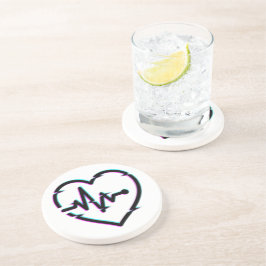 Hjärtkontroll - Sandstone-Underlägg Underlägg