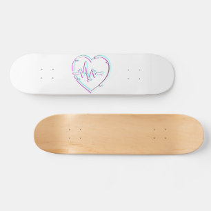 Hjärtkontroll Skateboard-däck Mini Skateboard Bräda 18,5 Cm