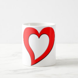 Hjärtkontur Mugg