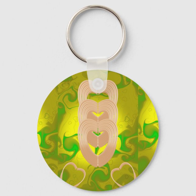 hjärtkoppling nyckelring (Framsida)