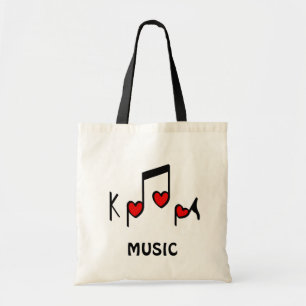 Hjärtkoreansk poppmusik! KPOP! Tygkasse