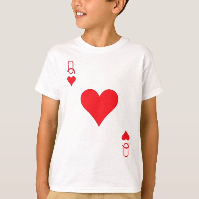 Hjärtkortets drottning Valentine Matching lite Hi T Shirt (Framsida)