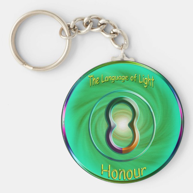 Hjärtkrakra - Symbol för Honor Keychain Nyckelring (Framsidan)