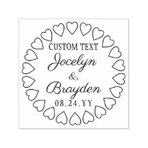 Hjärtkrans Bröllop Tack eller Spara datumet