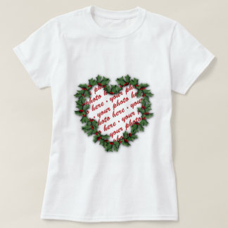 Hjärtkrans Foto Ram T Shirt