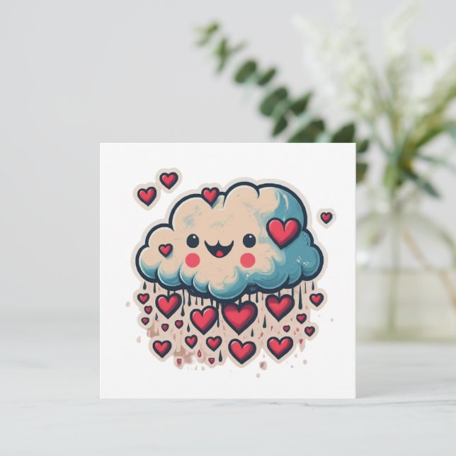 Hjärtkras Tecknad (Stående Fram)