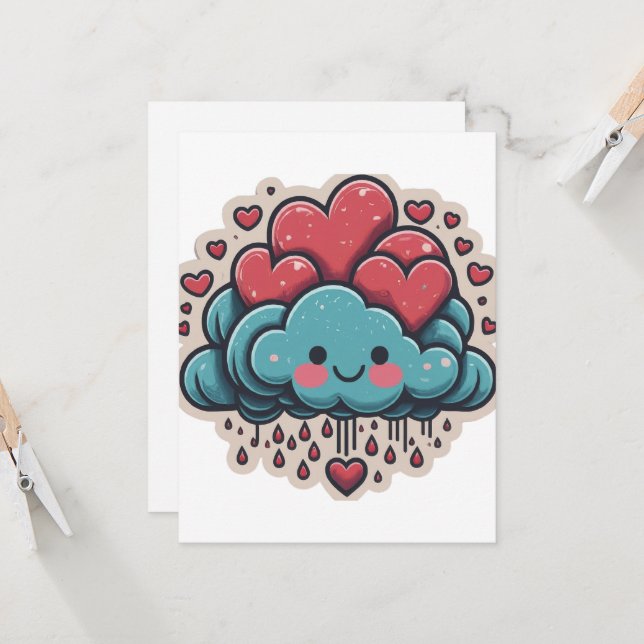 Hjärtkras Tecknad (Fram/Back In Situ)