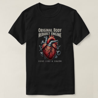 Hjärtkrigare - återbyggd och stark överlevnad t shirt