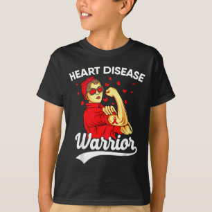 Hjärtkrigare Obrytliga Kvinnor Rött Hjärt Sjukdom  T Shirt