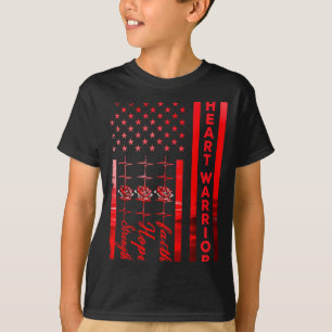 Hjärtkrigarklag Hjärt sjukdom medvetenhet krigare T Shirt