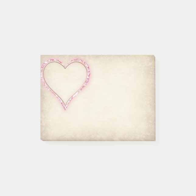 Hjärtkub Post-it Block (Framsida)
