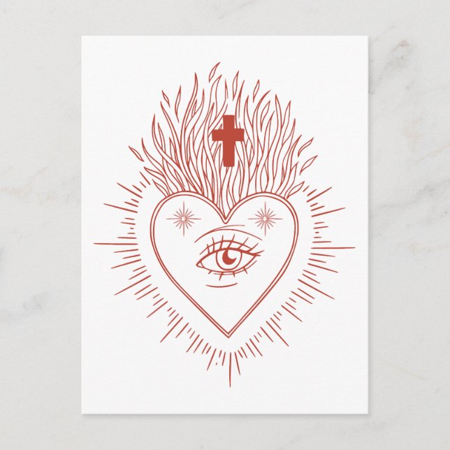 Hjärtlågor Vykort (Framsida)