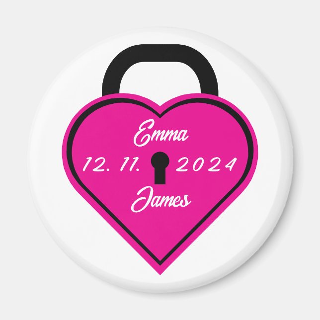 Hjärtlås Magnet (Framsidan)