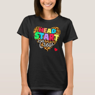 Hjärtleopard Back to school för huvudstartbesättni T Shirt