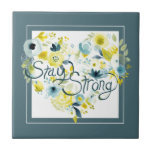 Hjärtlig Blommigt I Kakelplatta<br><div class="desc">Erica Vess Blommigt I från juni</div>