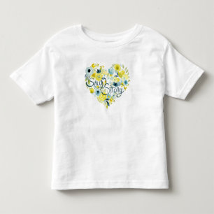Hjärtlig Blommigt I T-shirt