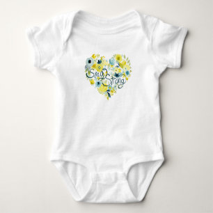 Hjärtlig Blommigt I T-shirt