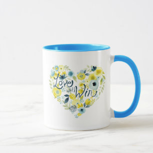 Hjärtlig Blommigt II Mugg
