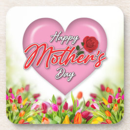 Hjärtlig Elegant Mor Dag-design Underlägg