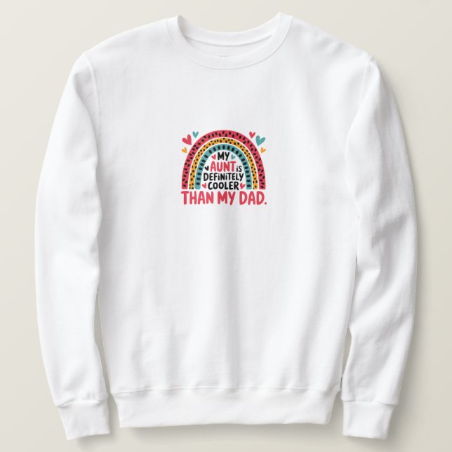 Hjärtlig Lång Ärmad Tröja (Design framsida)