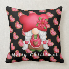 Hjärtlig nom Anpassa text och Färg 20"X20" Kudde