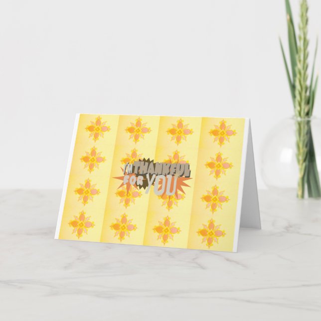 Hjärtlig tacksamhet: "Tack för dig" med Kärlek. Tack Kort (Framsida)