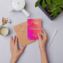 Hjärtliga ögonblick: Alla hjärtans dag-inspelning Julkort