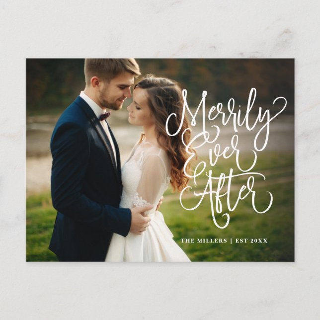 Hjärtligt efter Fullt Photo Helgdag | Tack Vykort (Framsida)