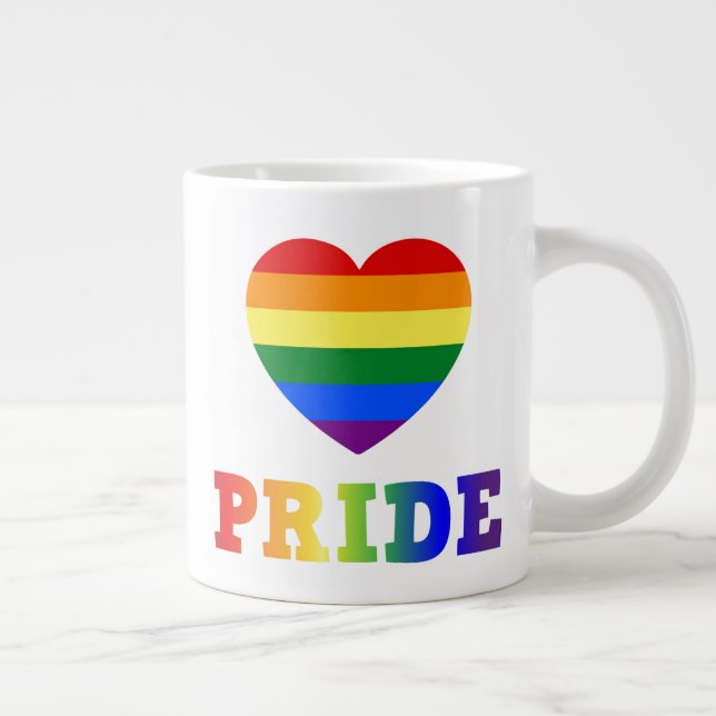 Hjärtligt Pride Jumbo Mugg (Höger)