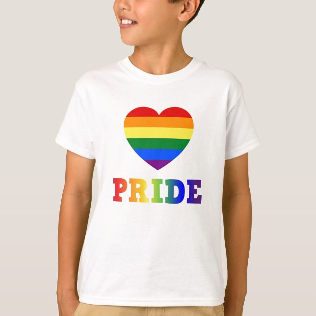 Hjärtligt Pride T Shirt (Framsida)