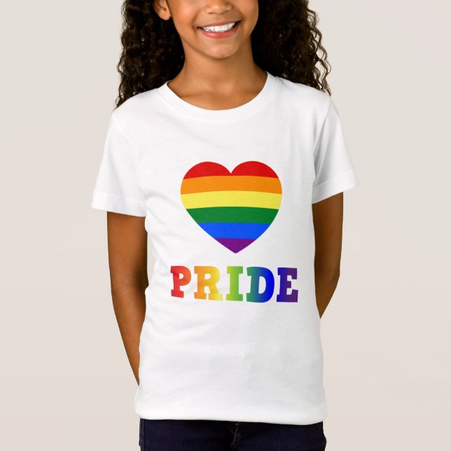 Hjärtligt Pride T Shirt (Framsida)