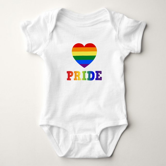 Hjärtligt Pride T Shirt (Framsida)