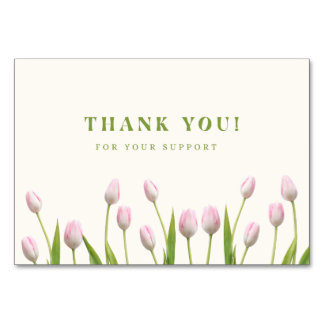 Hjärtligt tack bordsnummer