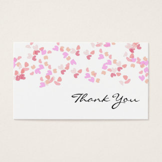 Hjärtligt tack visitkort