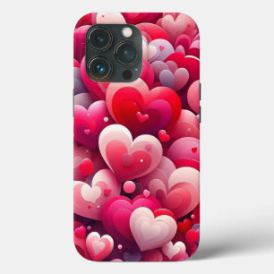 Hjärtlivad inspiration för Rosa och röda Alla hjär