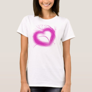 Hjärtljus Rosa T Shirt