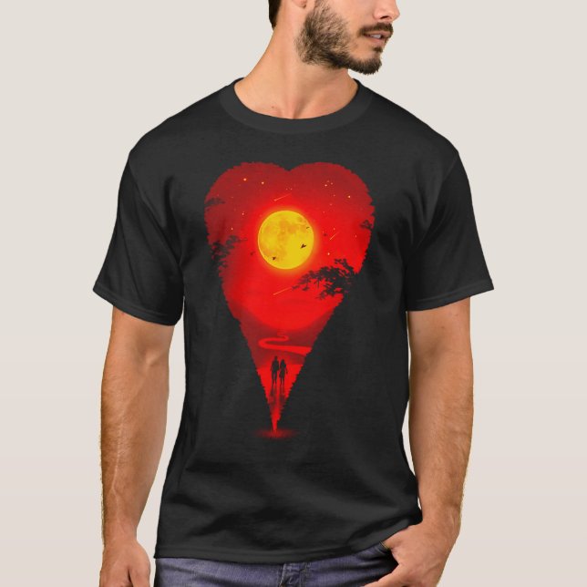Hjärtlokalisering T Shirt (Framsida)