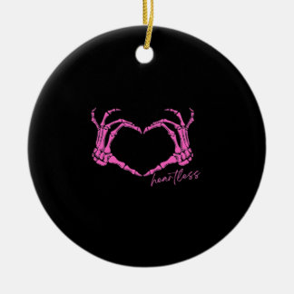 Hjärtlös Skeleton Händer Classic Julgransprydnad Keramik