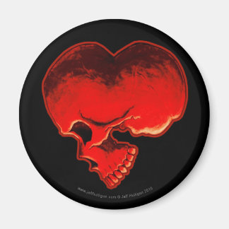 Hjärtmagnet (runt) magnet