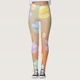 Hjärtmakaroner Leggings