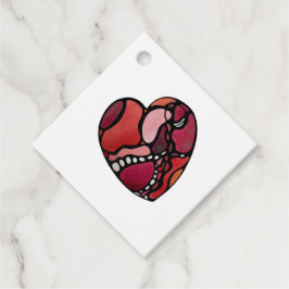 HjärtMärkre Gåvor Etiketter