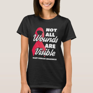 Hjärtmedvetenhetsgåva Inte alla sår är synliga T Shirt